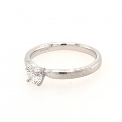 Pre Owned Platinum Diamond Solitaire ZX413